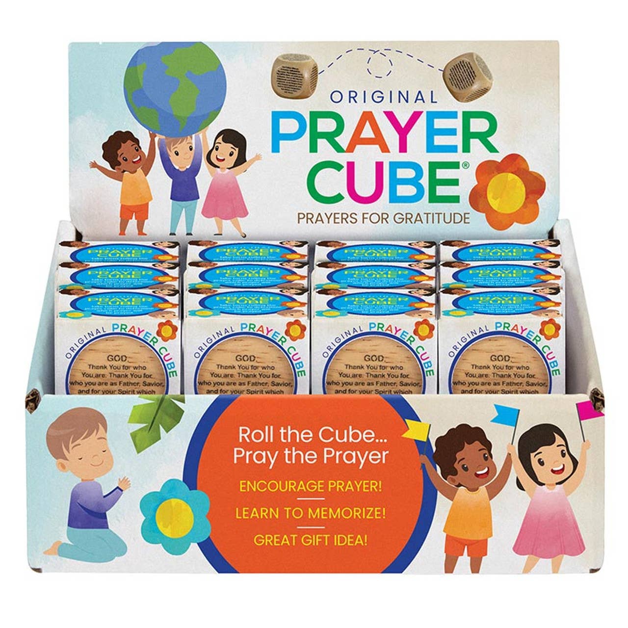 Prayers for Gratitude Prayer Cube Display
