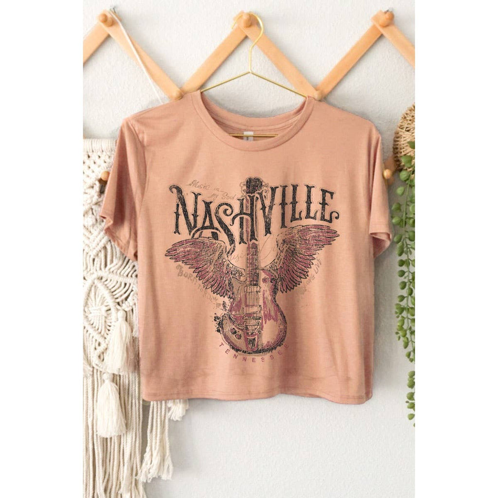 NASHVILLE GRAPHIC CROP TOP