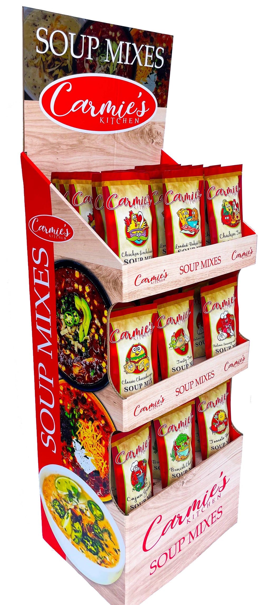 SOUP STARTER KIT WITH 9 DZ BEST-SELLING SOUP MIXES