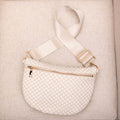 Layla Woven Checkered Crossbody Sling Bag
