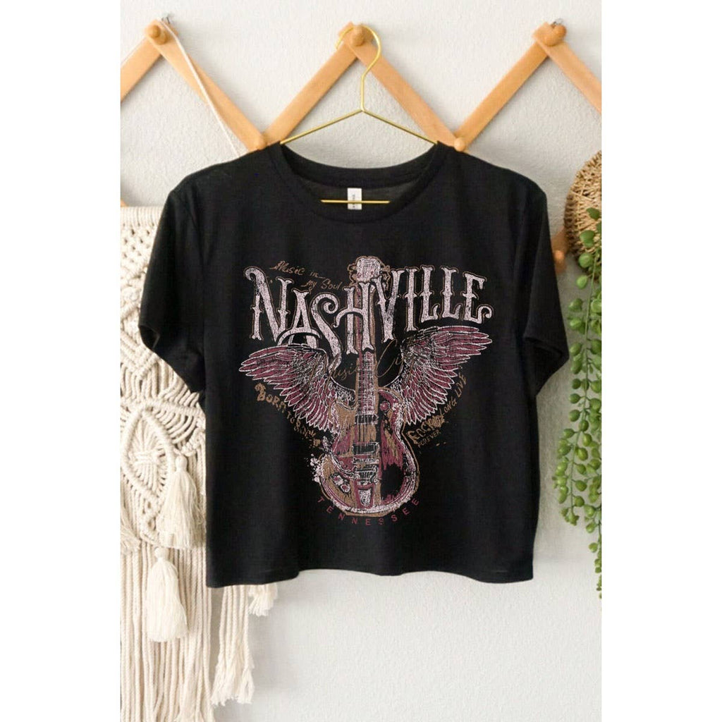 NASHVILLE GRAPHIC CROP TOP