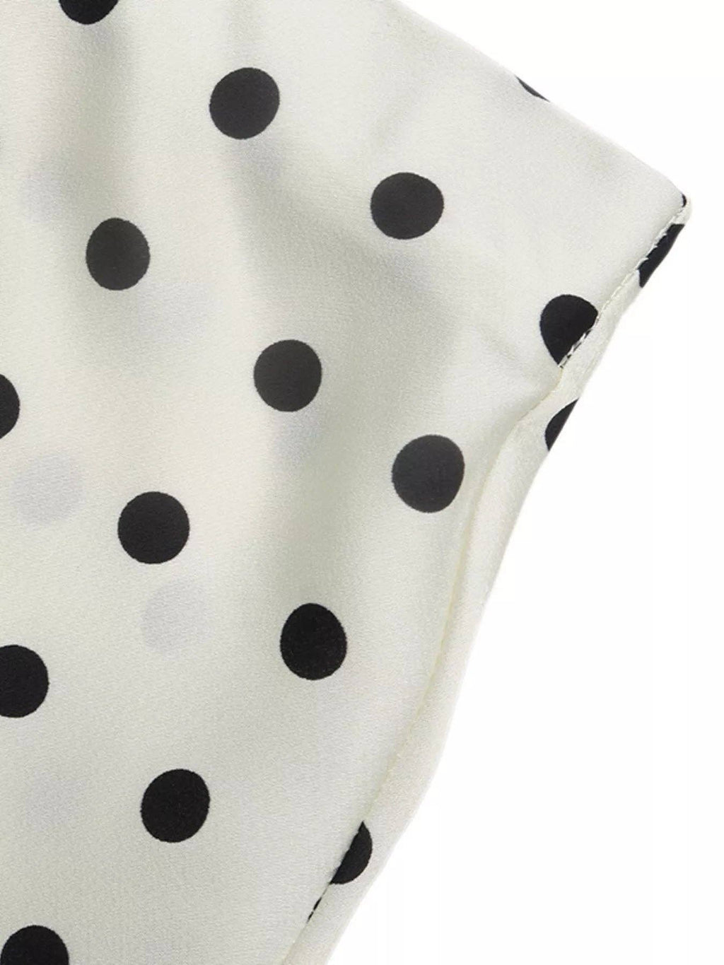 Polka Dot Midi Skirt