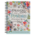 Coloring Book Spiral Prayers & Praises for Girls