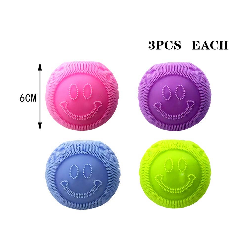 12PCS - Fuzzy Stretch Squishy Stress Relief Toy