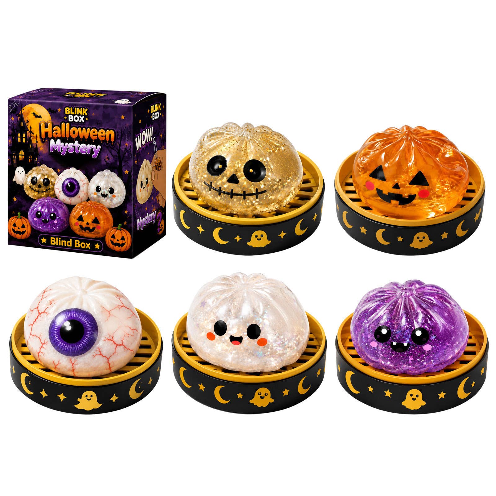 CWMM14286_GHOST SLOW REBOUND STRESS RELIEF SQUISHY TOYS
