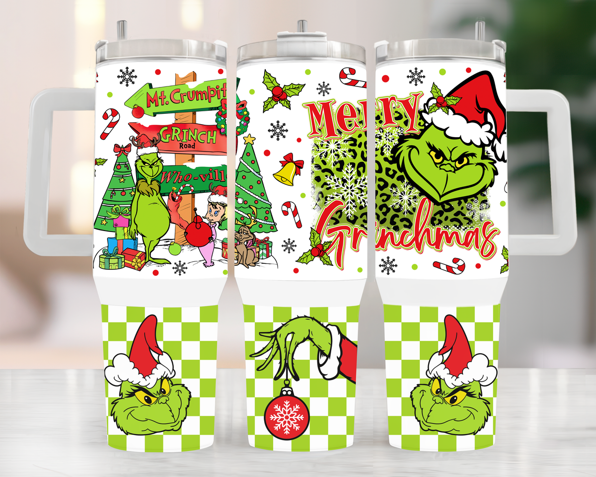 Merry Gr*Mas Christmas 40oz Tumbler