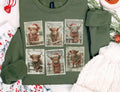 Western Christmas postage stamp