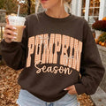 Pumpkin Patch Gingham- Unisex Graphic Sweatshirt