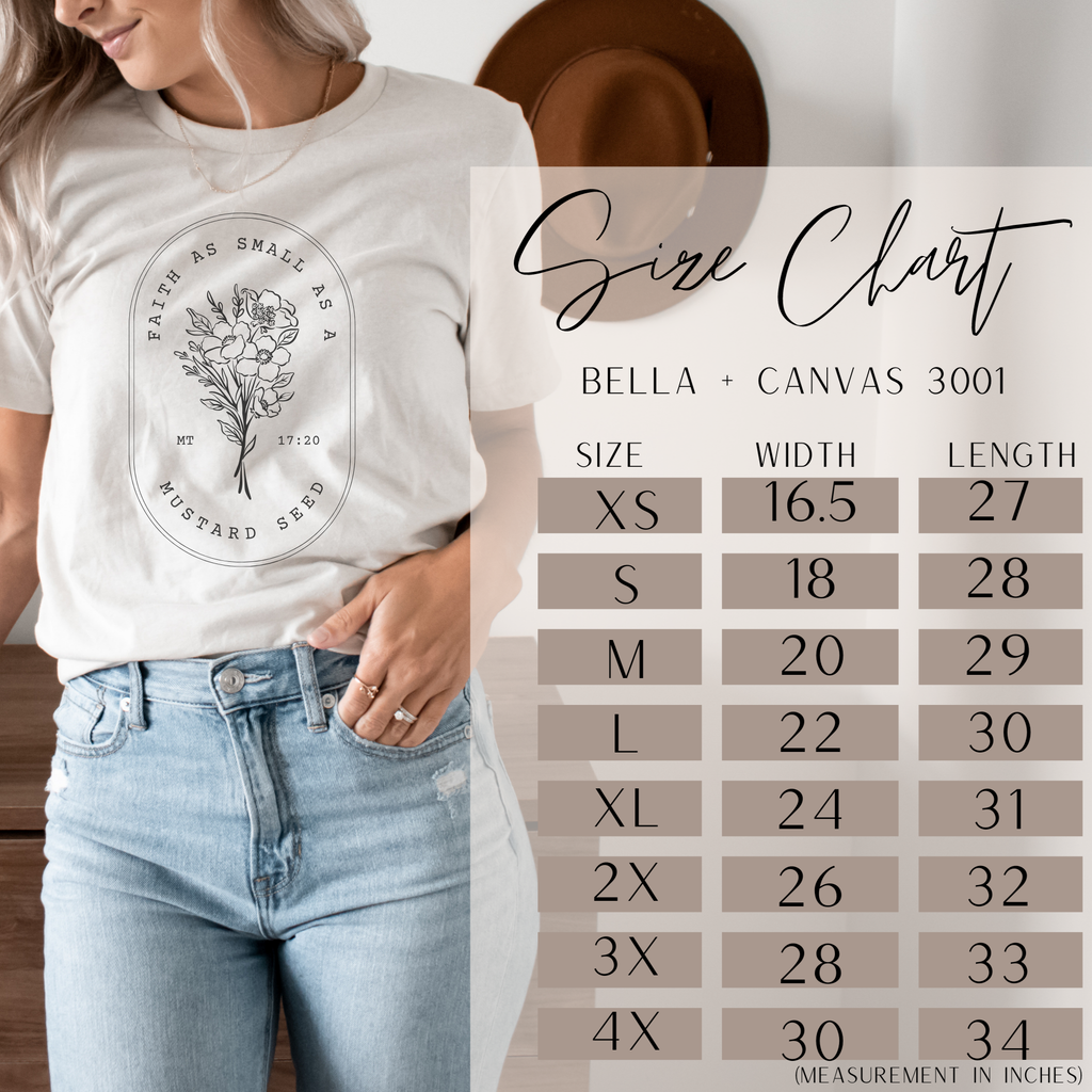 Mustard Seed Faith Women's Christian Graphic T-Shirt
