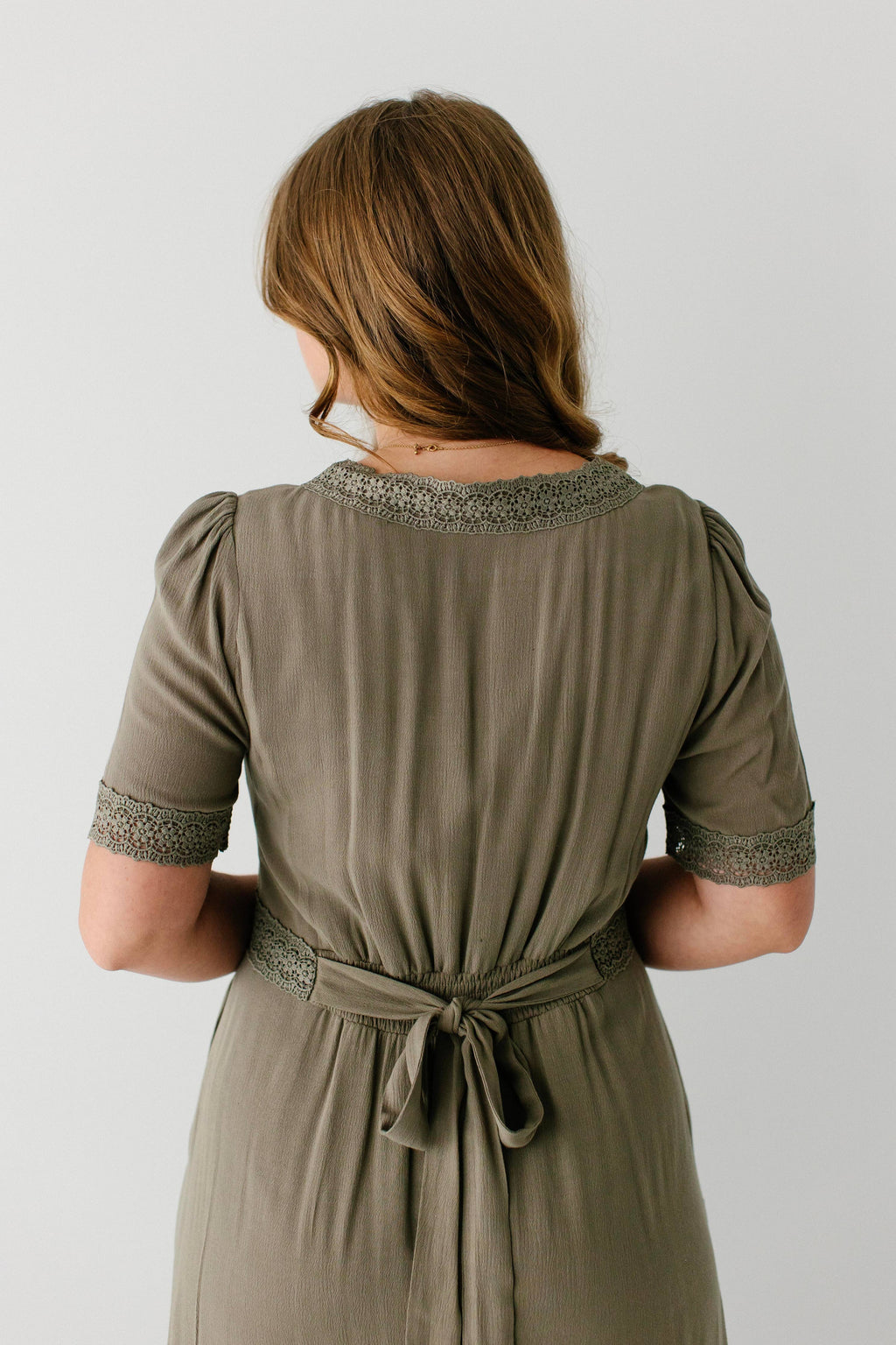 Marigold Lace Detail Maxi Dress