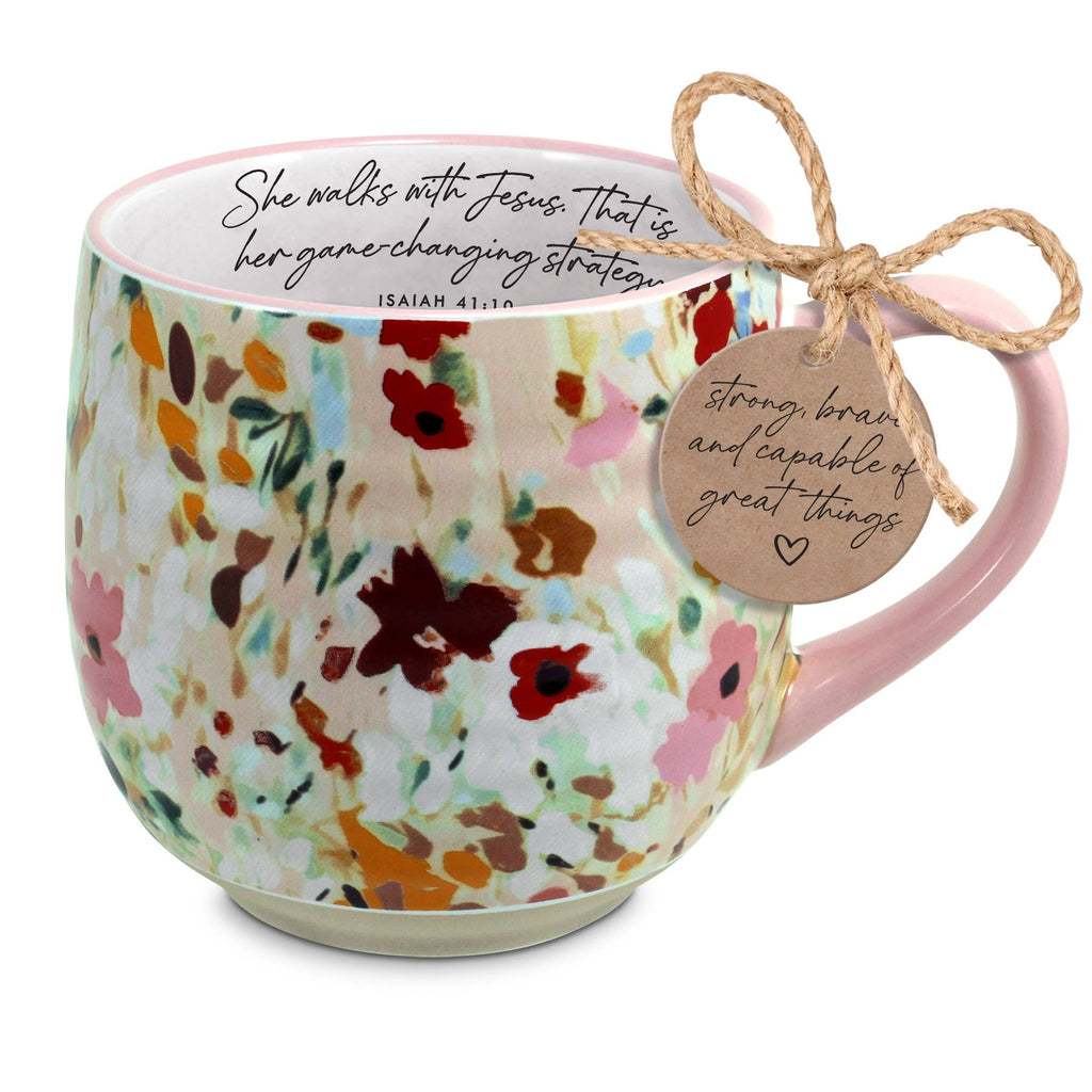 LCP Mug Walks With Jesus Game Changing 18Oz