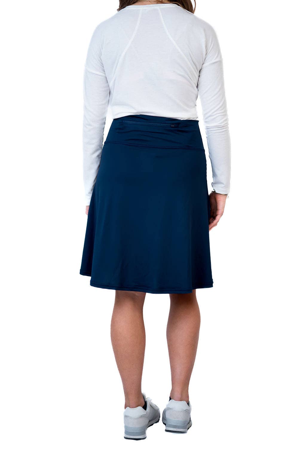 Women's A-Line Lightweight Active Skirt - 22" Navy
