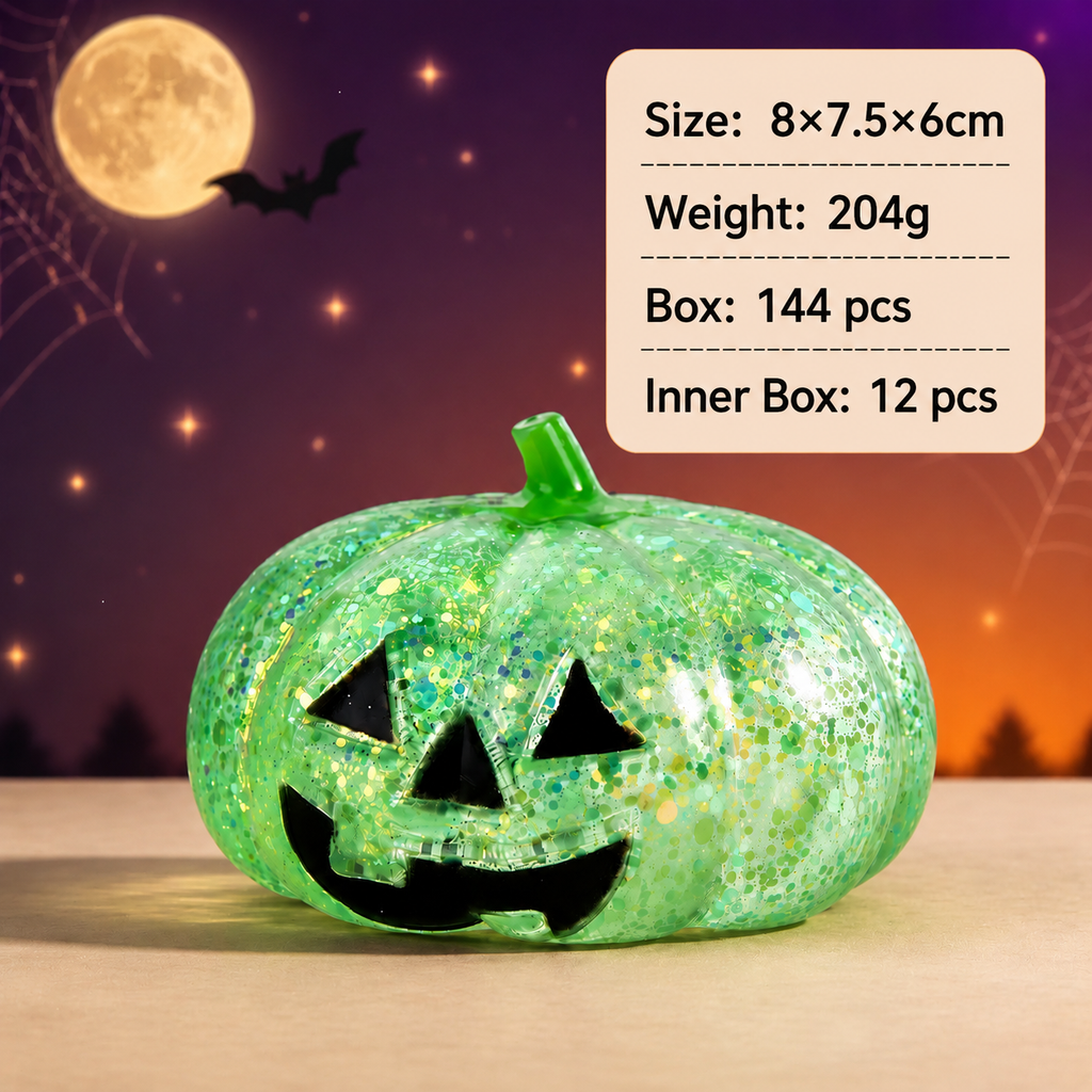 CWMM14280_PUMPKIN SQUISHY STRESS RELIEF FIDGET TOY