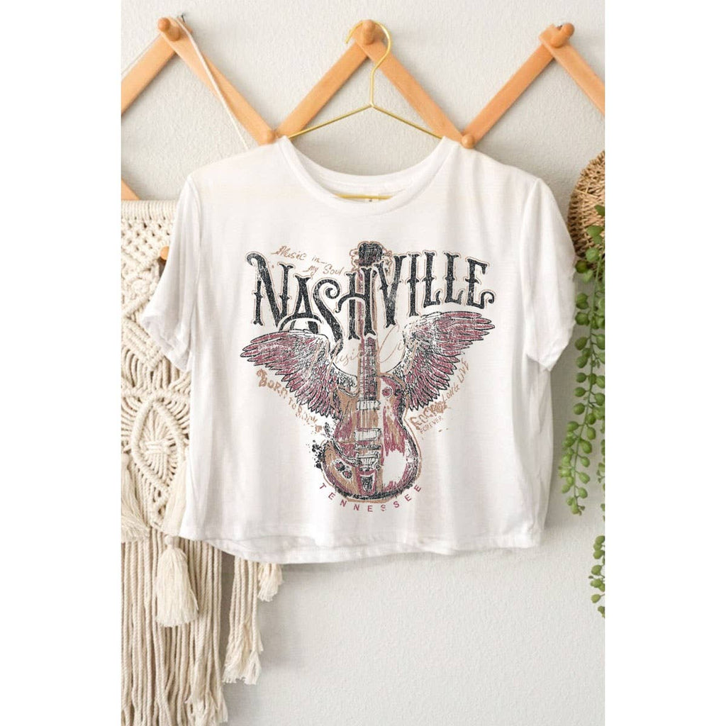 NASHVILLE GRAPHIC CROP TOP