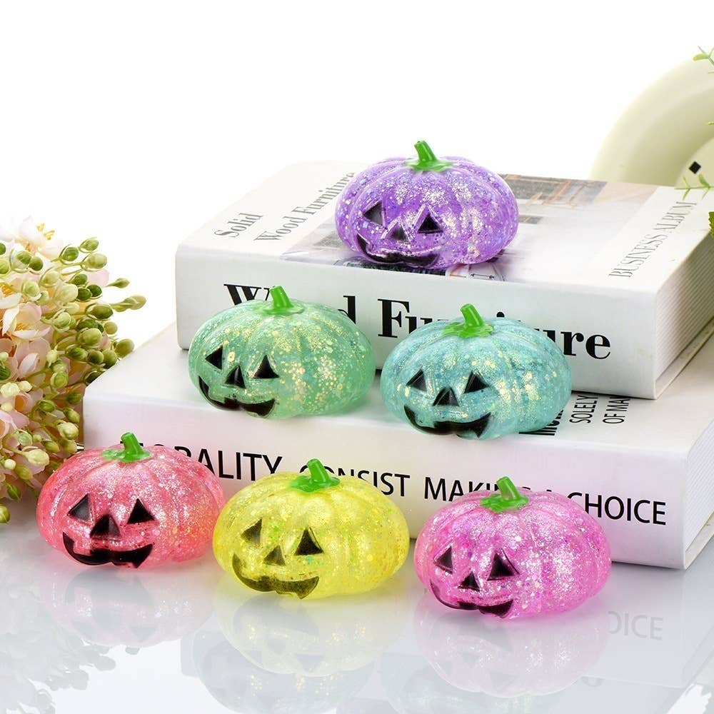 CWMM14280_PUMPKIN SQUISHY STRESS RELIEF FIDGET TOY