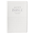 KJV Bible Deluxe Gift Faux Leather, White