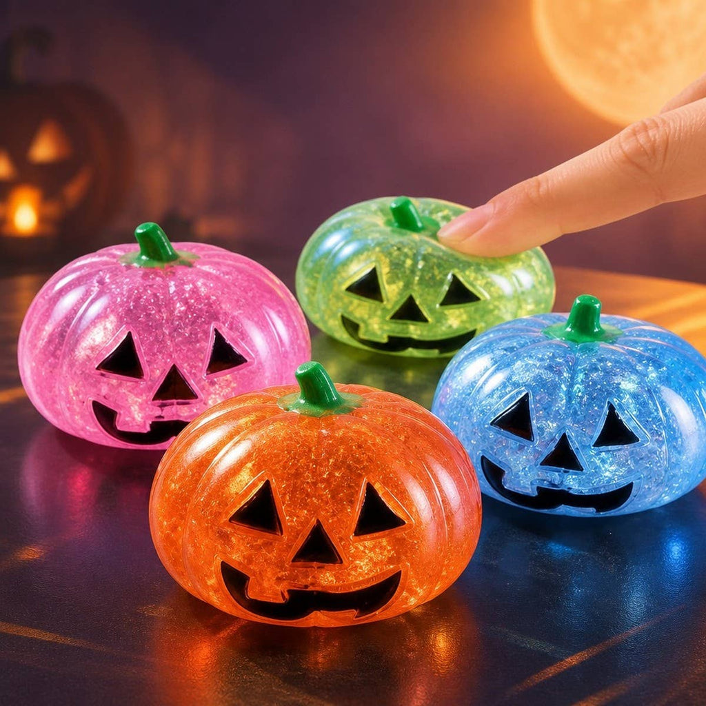 CWMM14289_PUMPKIN  SQUISHY HALLOWEEN STRESS RELIEF TOY