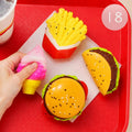 18PCS - Assorted Fast Food Squeeze Squishy Stress Relief Toy