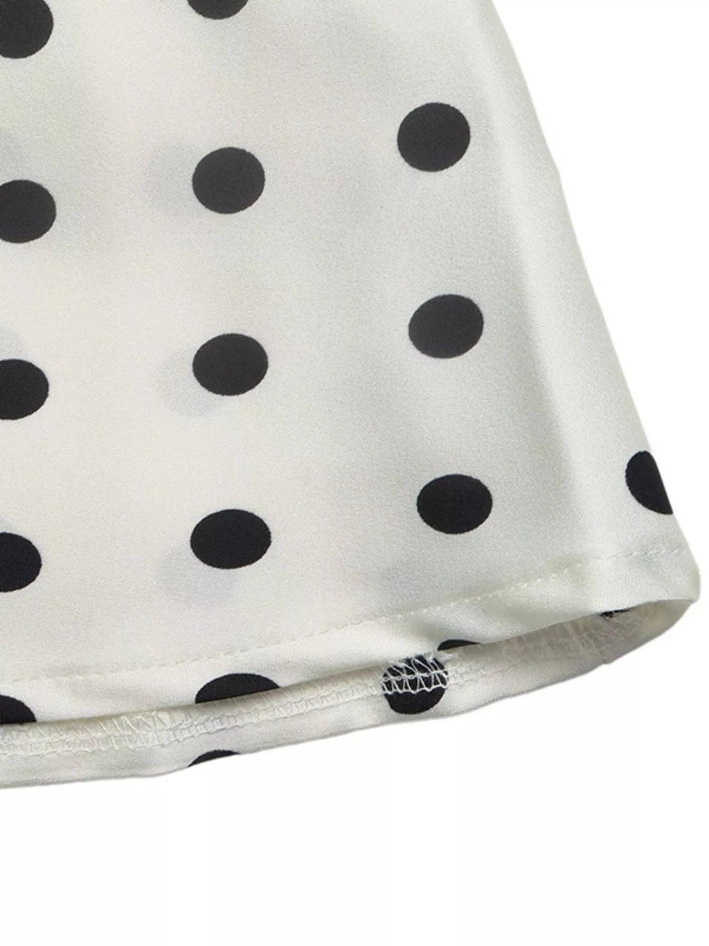 Polka Dot Midi Skirt