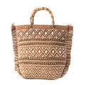 Mesa Pioneer Hand Embroidered Tote Bag in Amber Grain