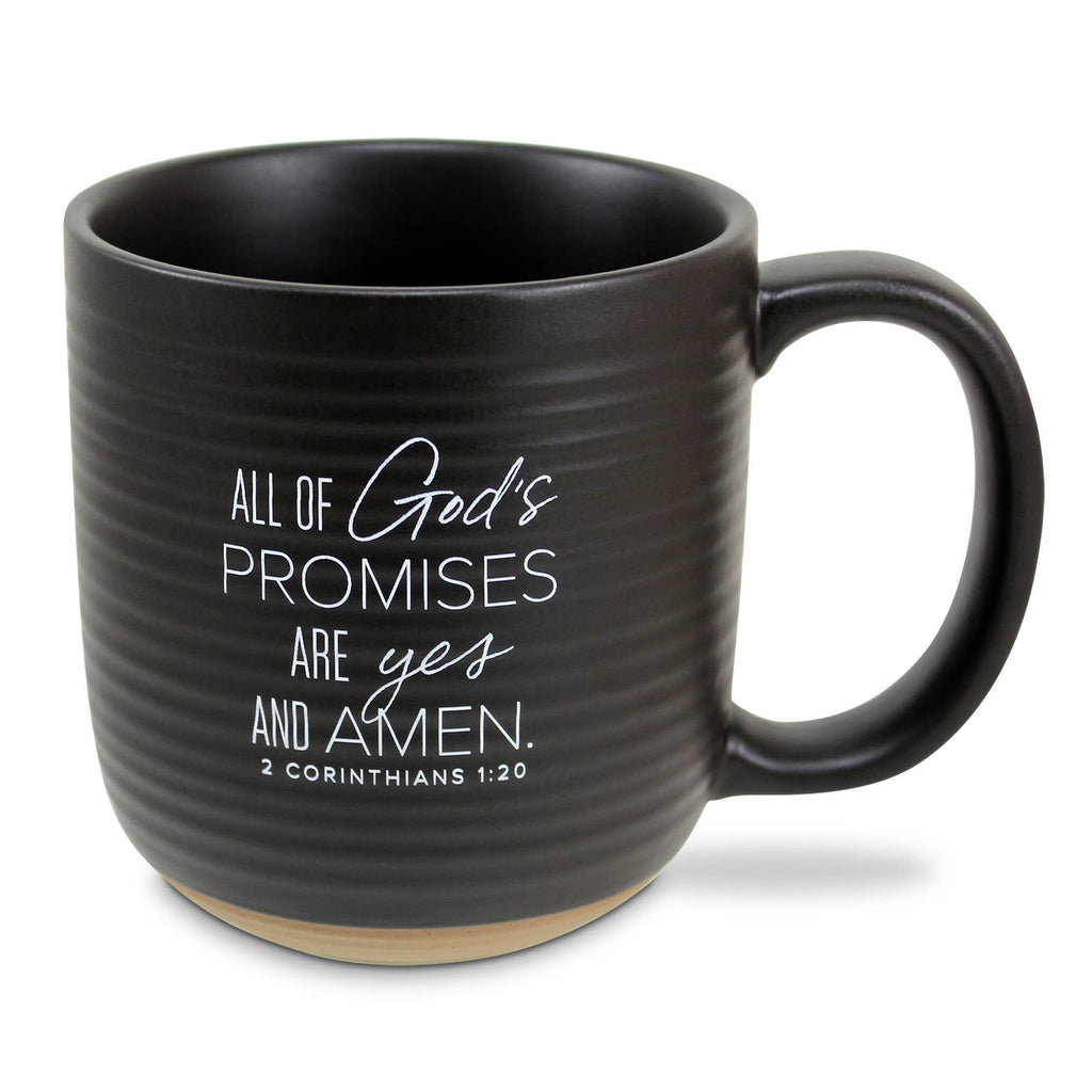 LCP Coffee Mug Amen Not Shaken Brown 20 Oz