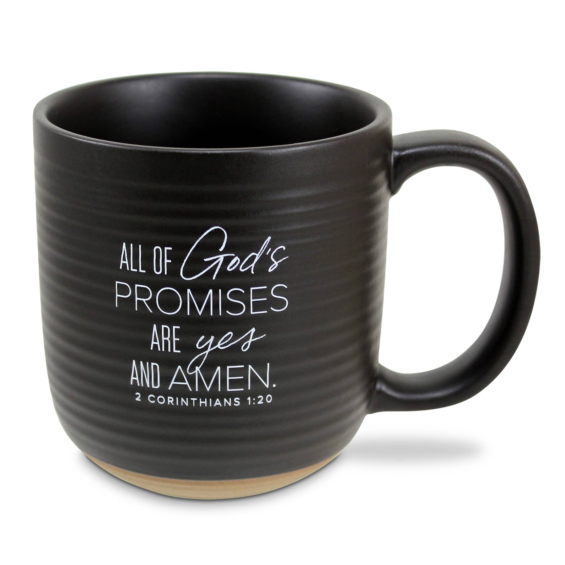 LCP Coffee Mug Amen Not Shaken Brown 20 Oz
