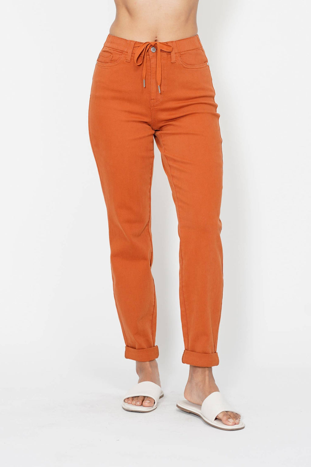 Burnt Orange Joggers - Judy Blue