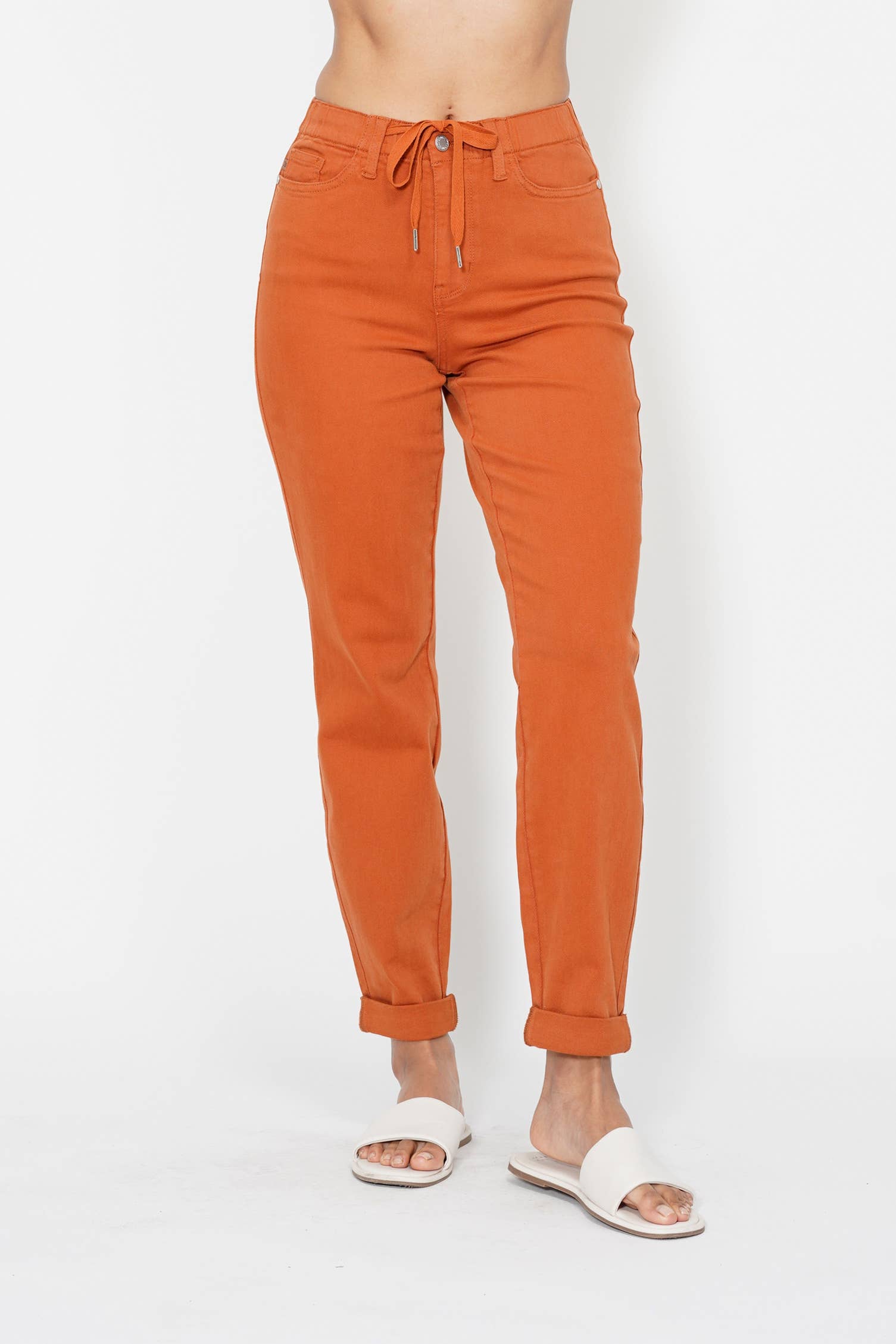 Burnt Orange Joggers - Judy Blue