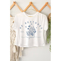 HE RESTORES GRAPHIC CROP TOP