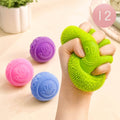 12PCS - Fuzzy Stretch Squishy Stress Relief Toy