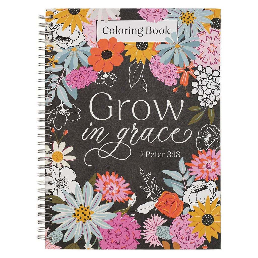 Coloring Book Spiral Grow in Grace 2 Peter 3:18