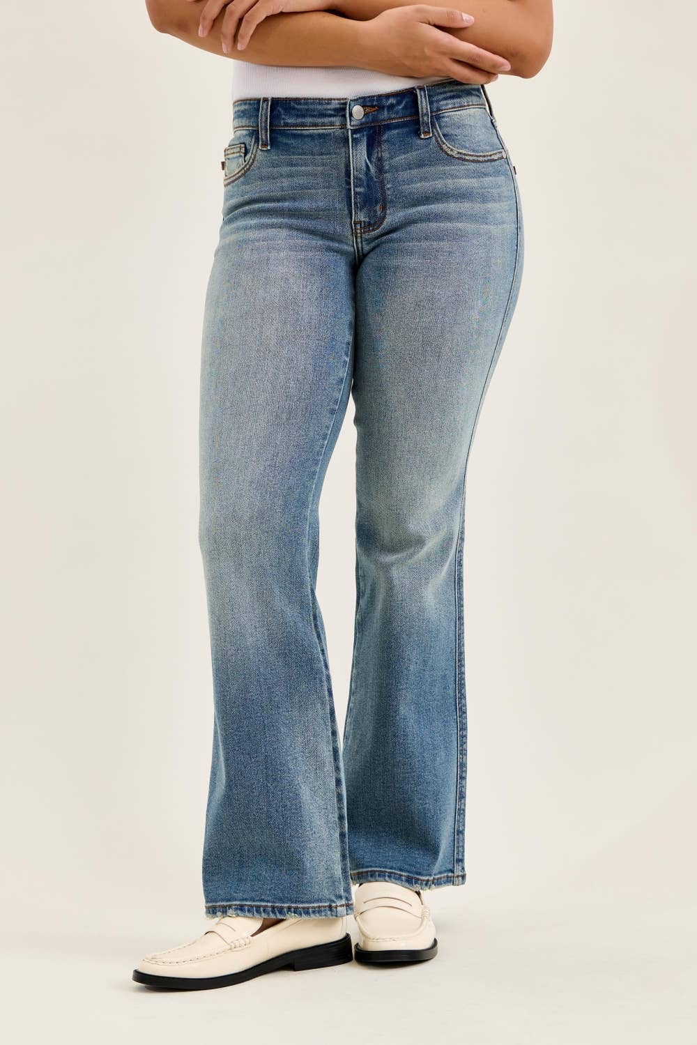 Low Rise Bootcut Jeans - Judy Blue
