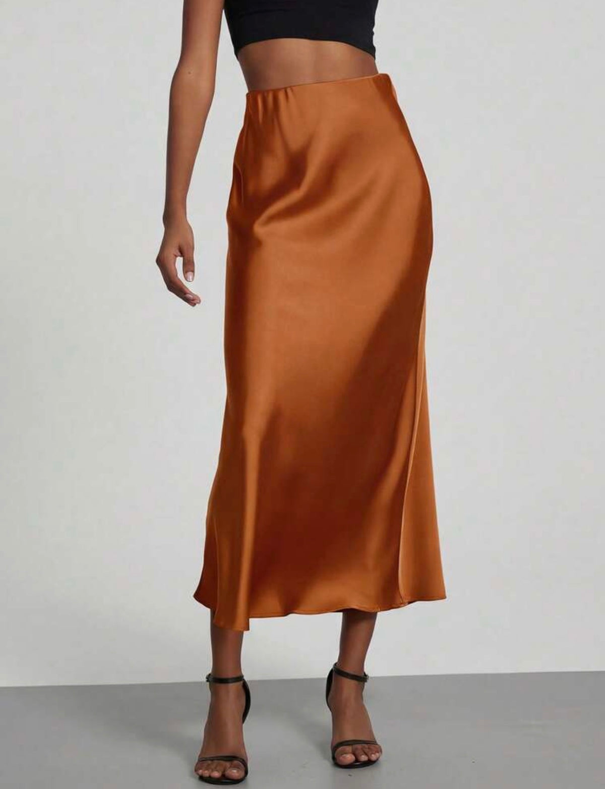 Satin Slip Skirt