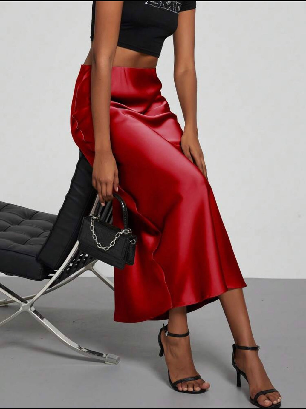 Satin Slip Skirt
