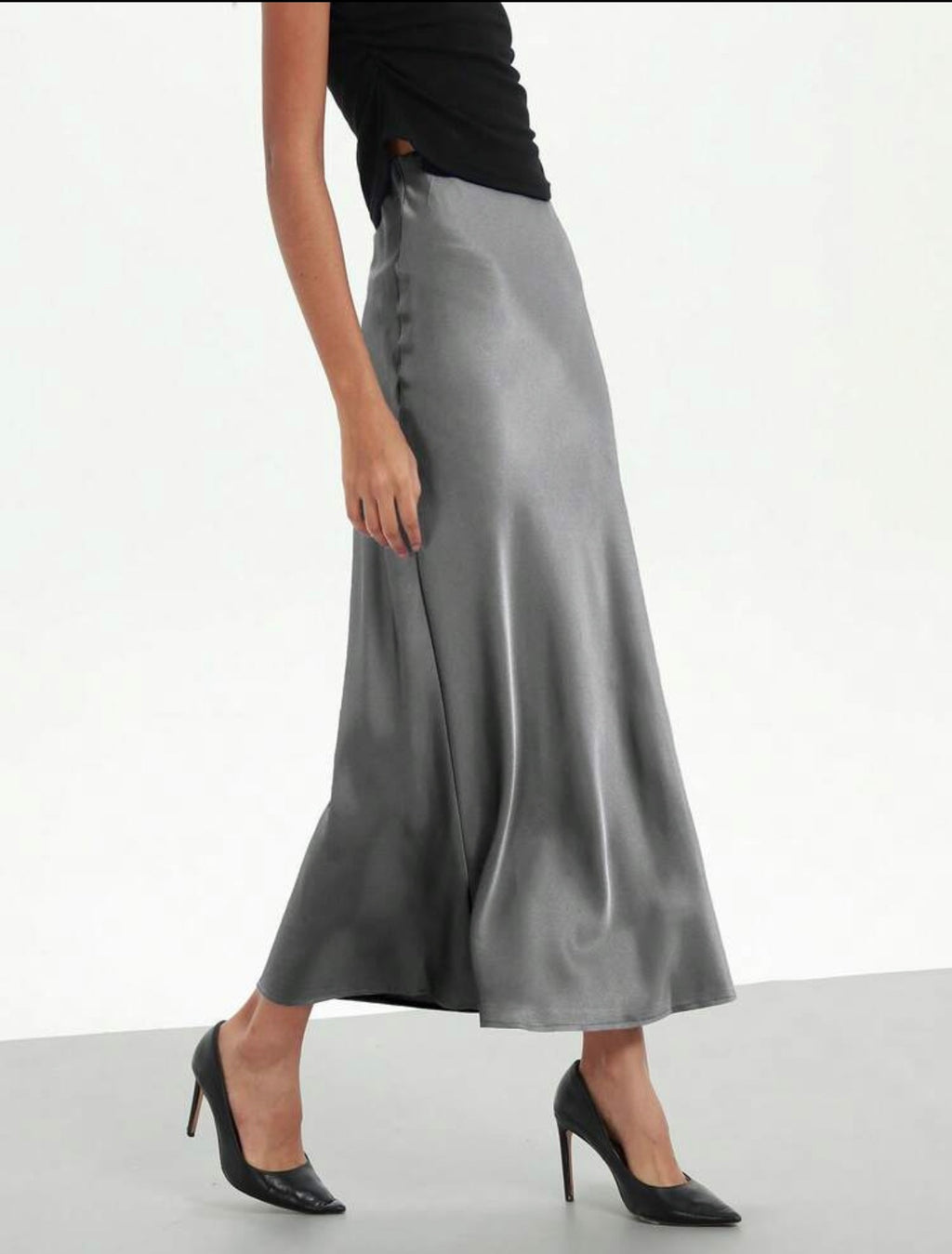 Satin Slip Skirt