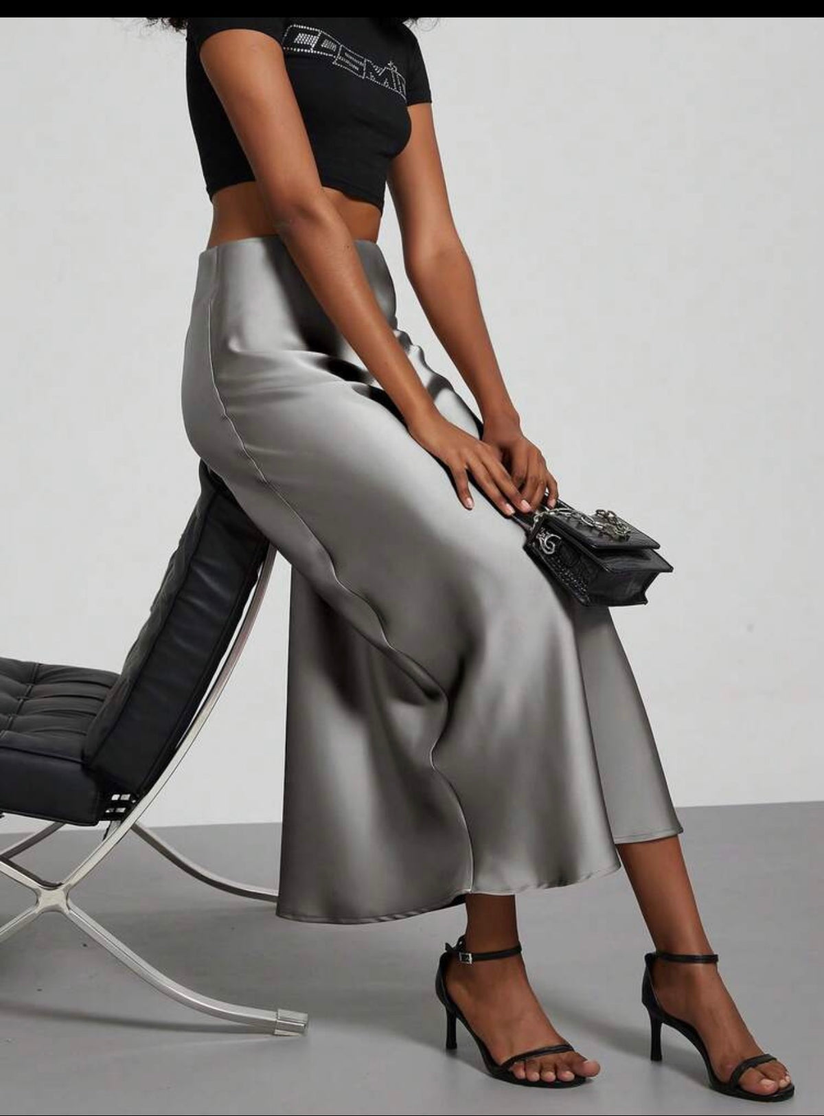 Satin Slip Skirt