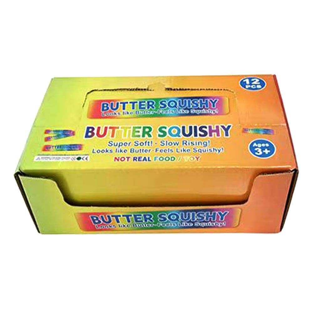 12PCS - Rainbow Butter Bar Stress Relief Toy