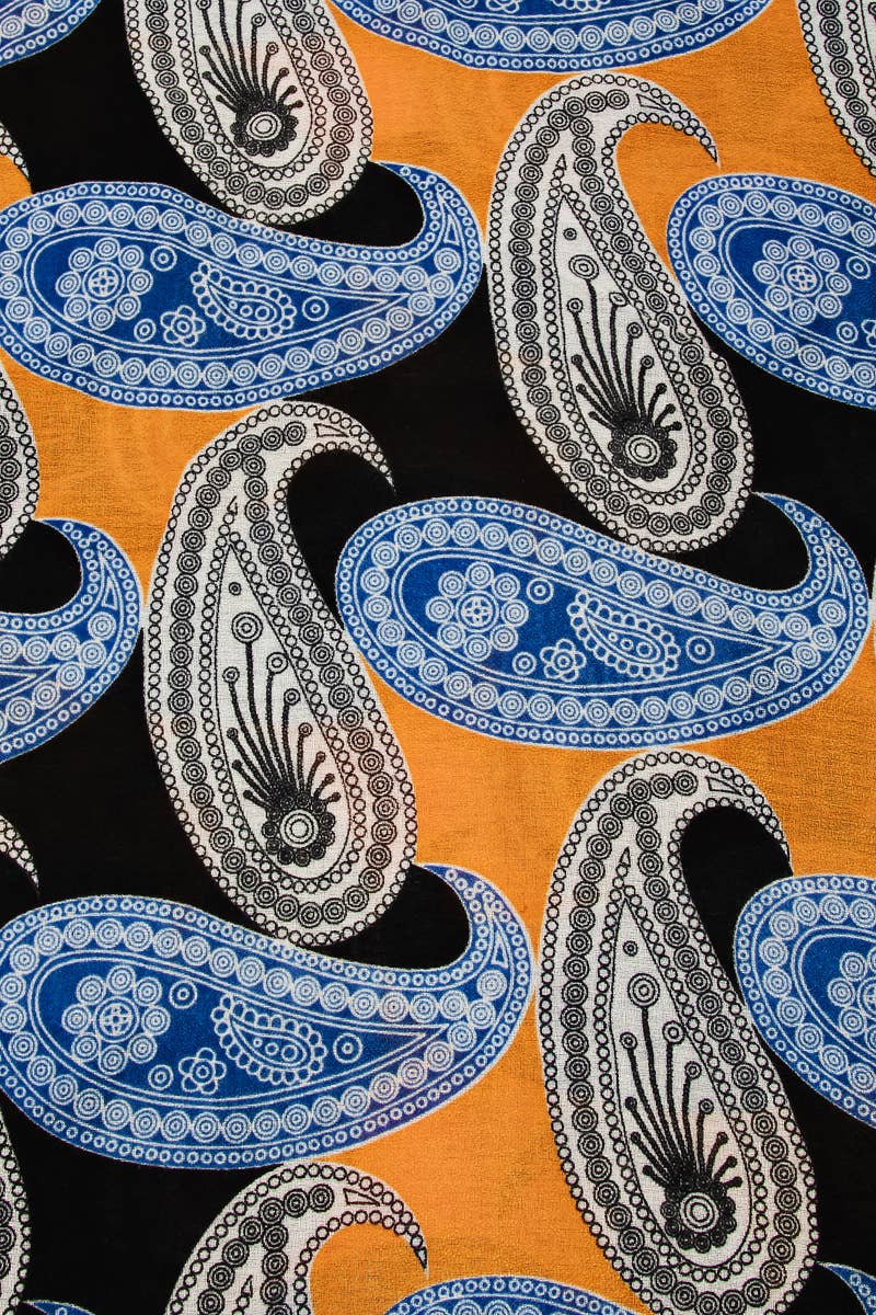 Paisley Print Oblong Scarf