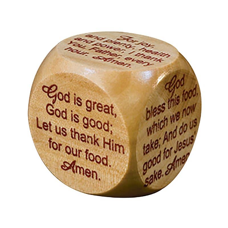 Mealtime Prayer Cube Display - 24 pcs