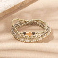 Silver Cross Elegant Stackable Bracelets