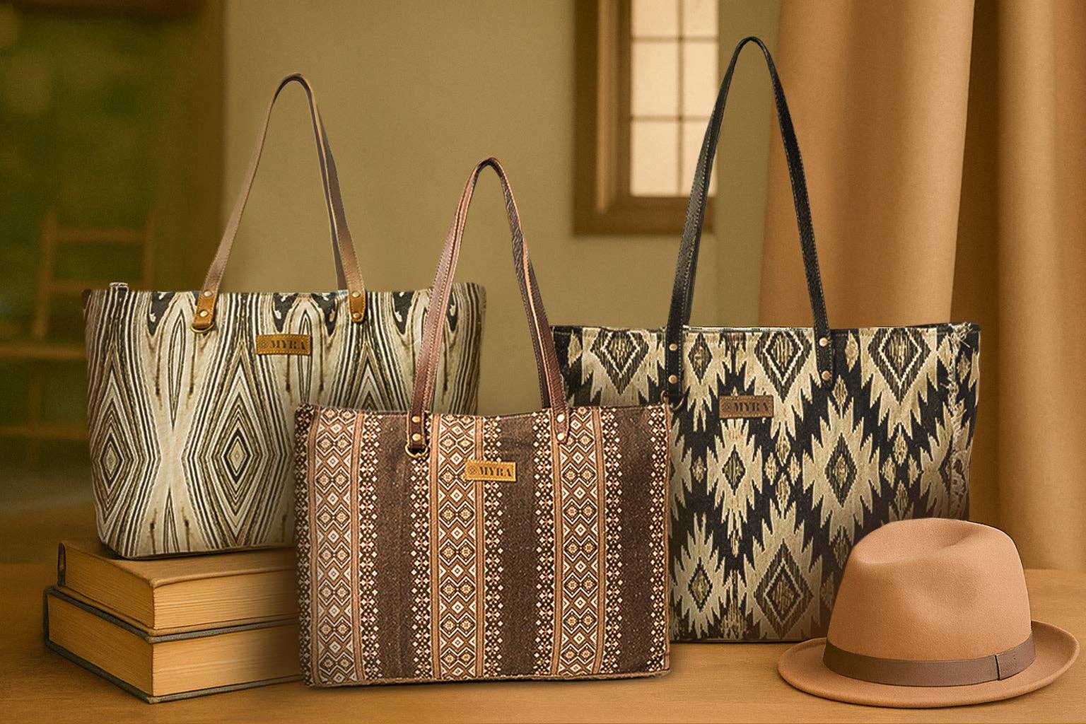 Tribal Spirit Adventure Weekender Bag In Off White