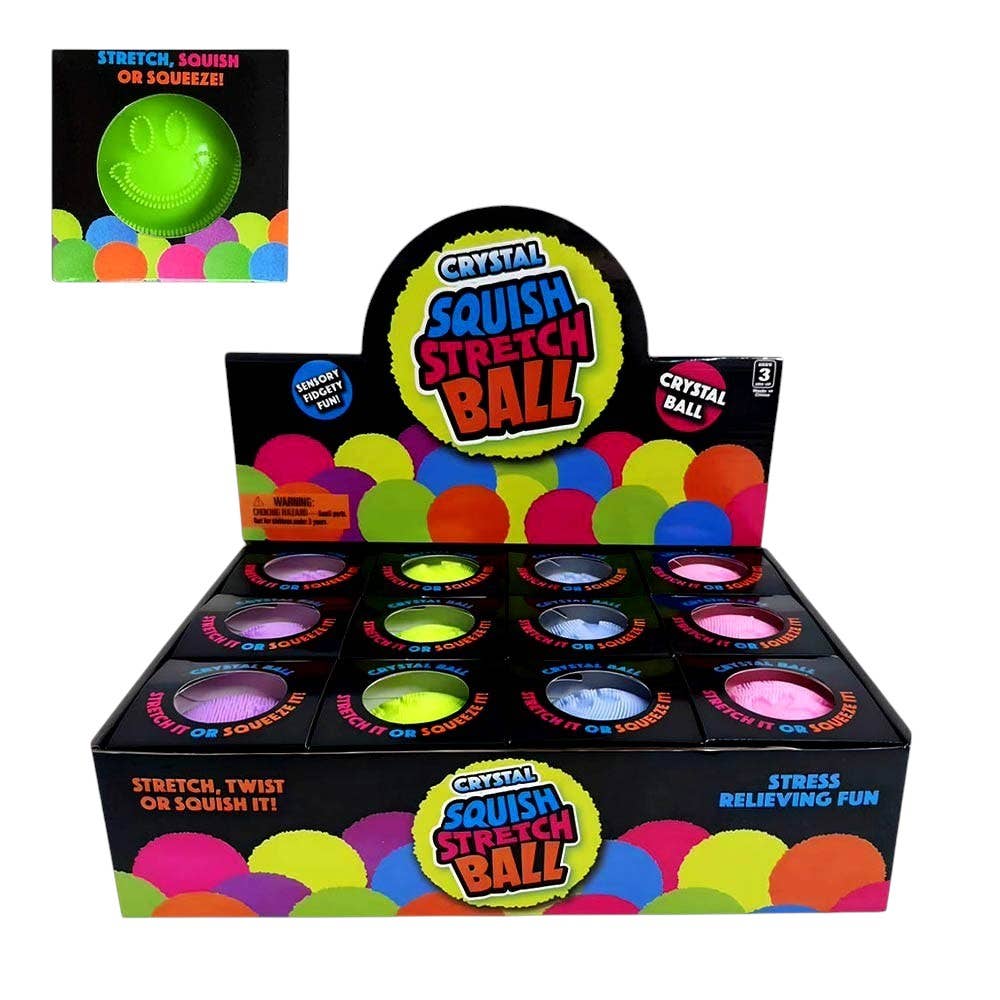 12PCS - Fuzzy Stretch Squishy Stress Relief Toy