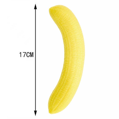 12PCS - Banana Shaped Squishy Stress Relief Toy