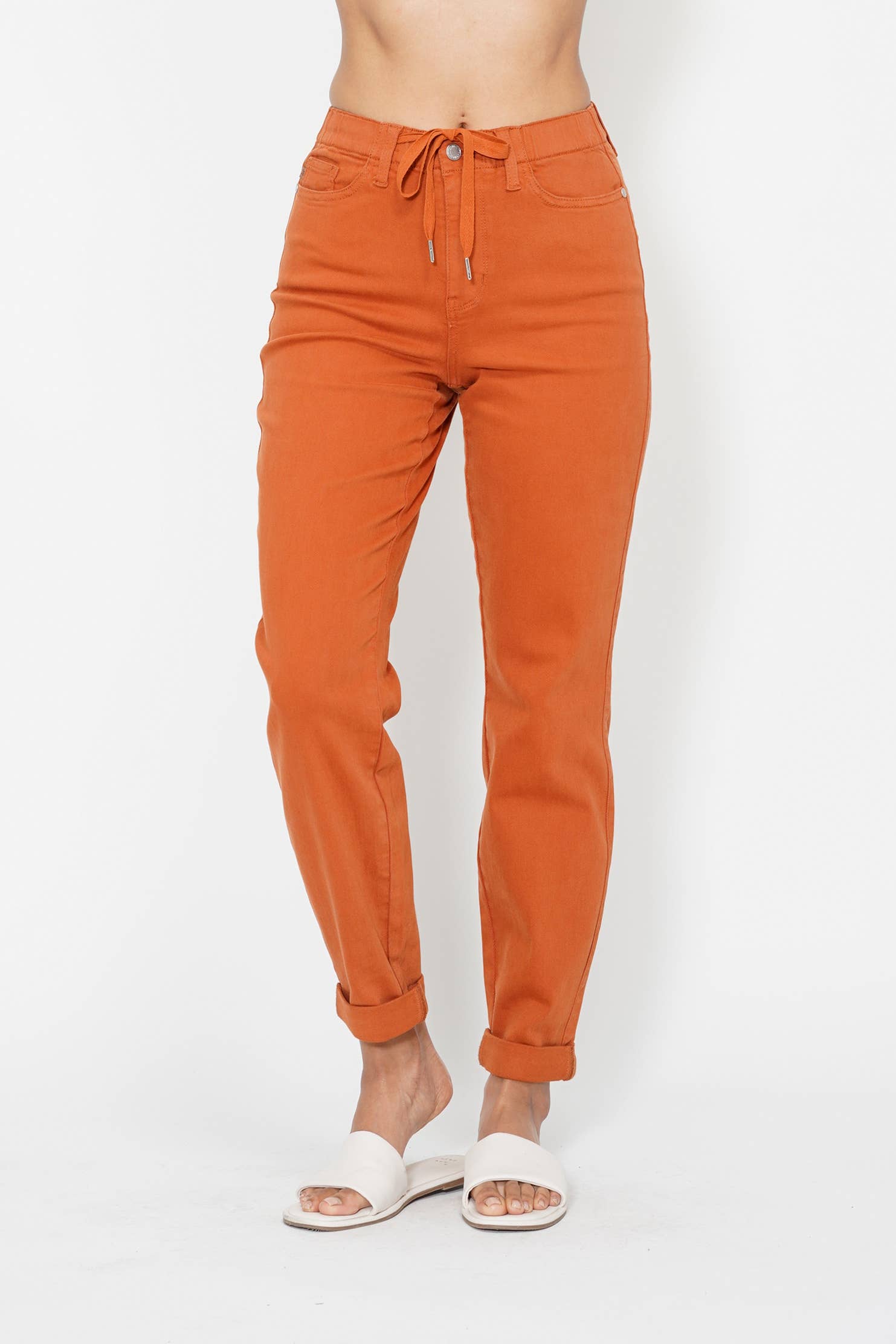 Burnt Orange Joggers - Judy Blue