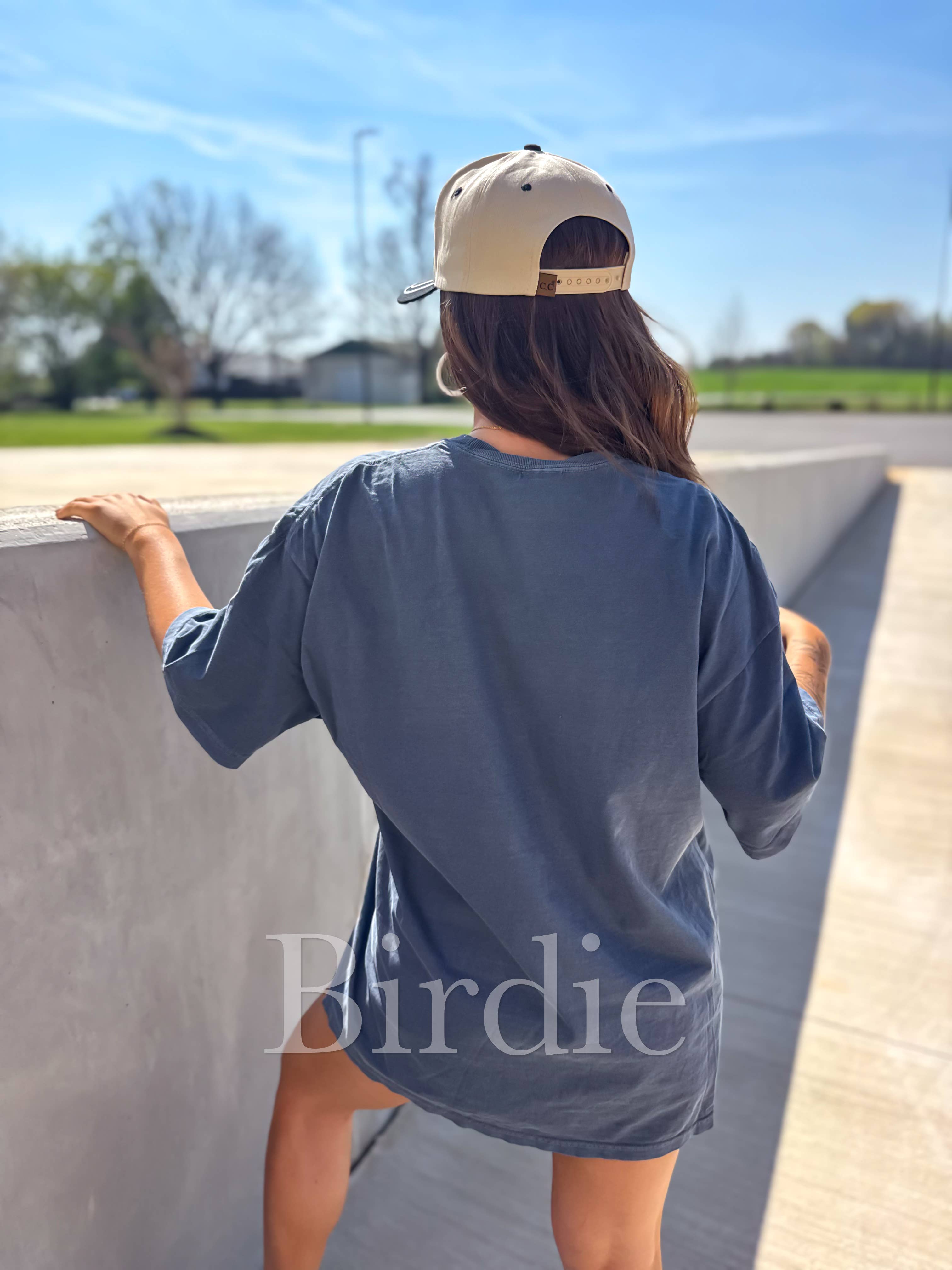 AMEN Graphic Tee on Denim