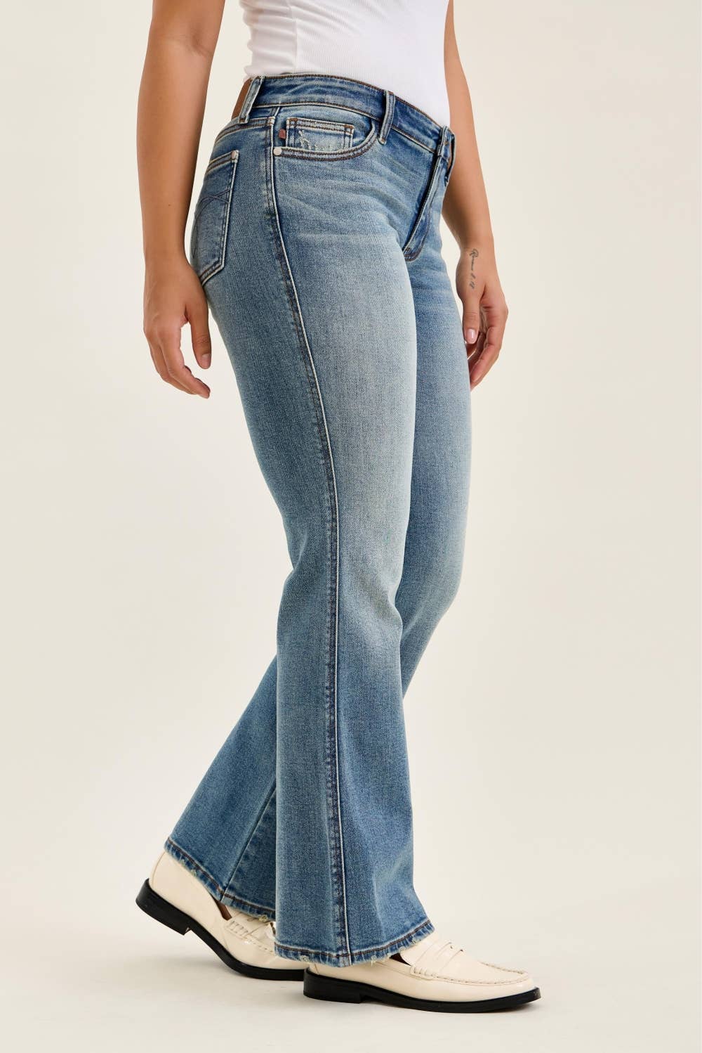 Low Rise Bootcut Jeans - Judy Blue