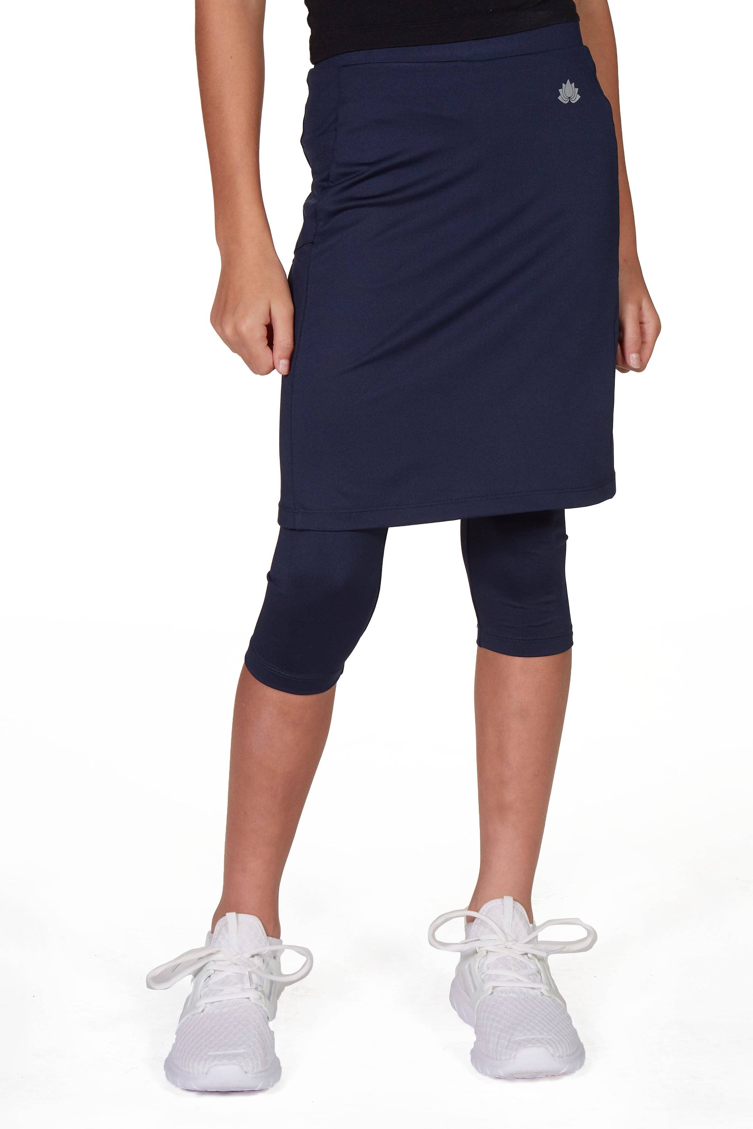 Snoga Girl's Modest Fit Skirted Leggings - Youth Snoga