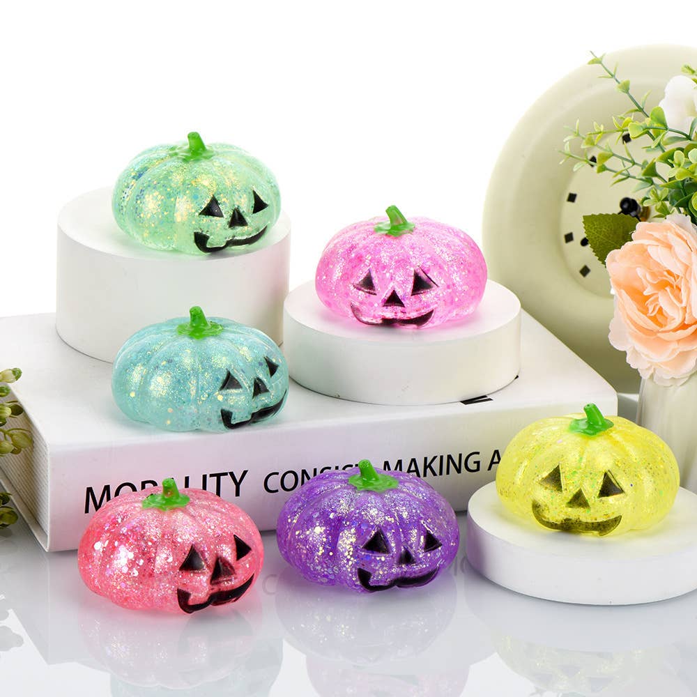 CWMM14280_PUMPKIN SQUISHY STRESS RELIEF FIDGET TOY