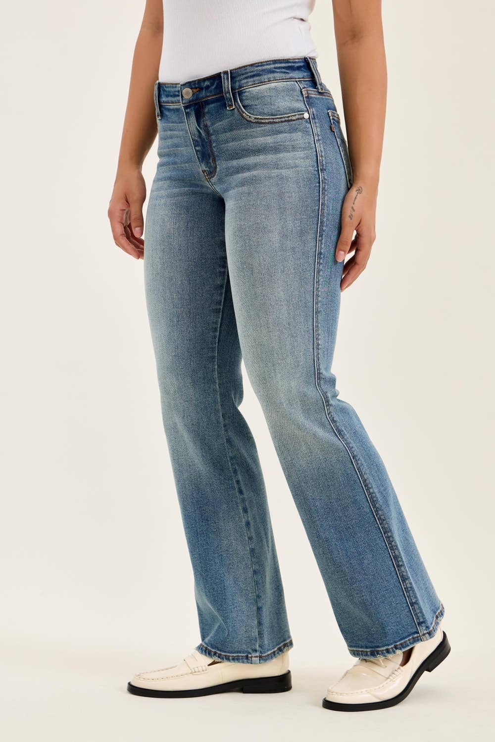 Low Rise Bootcut Jeans - Judy Blue
