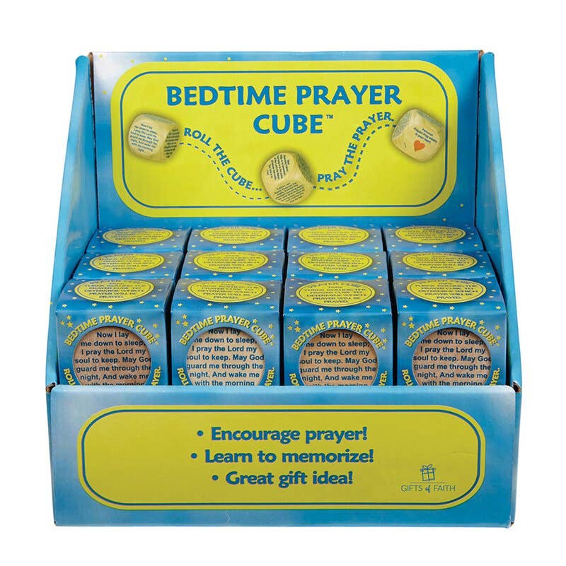 Bedtime Prayer Cube Display - 24/pk